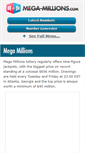 Mobile Screenshot of mega-millions.com